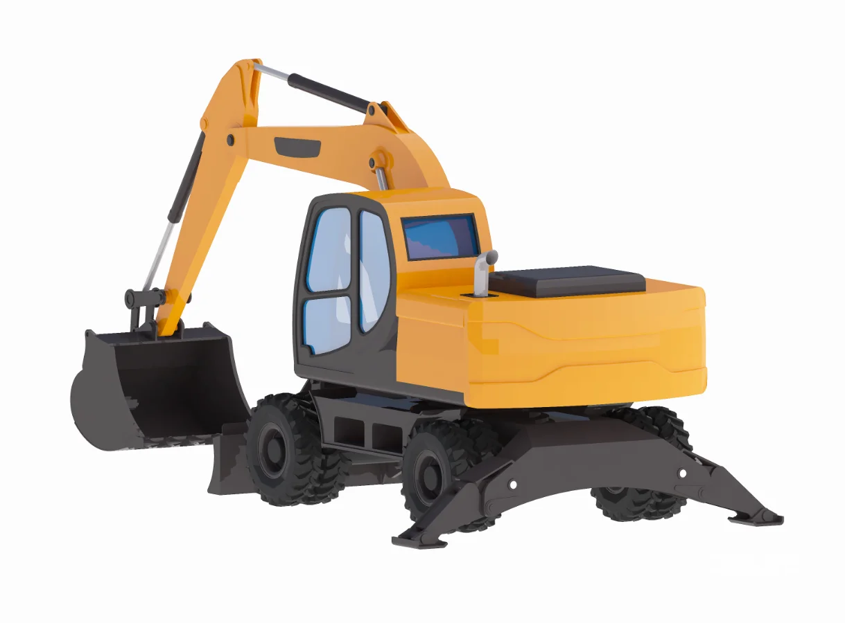Excavator Construction Loader DX140W Image 4
