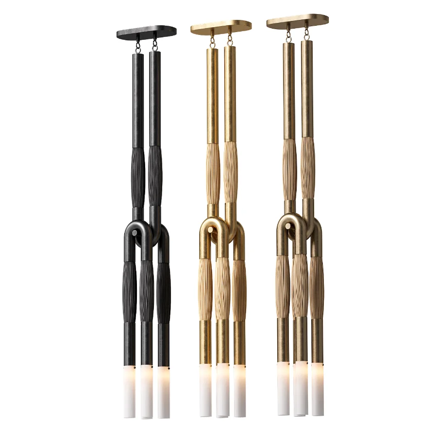 Pendant Lamp Apparatus Horsehair 4 Image 2