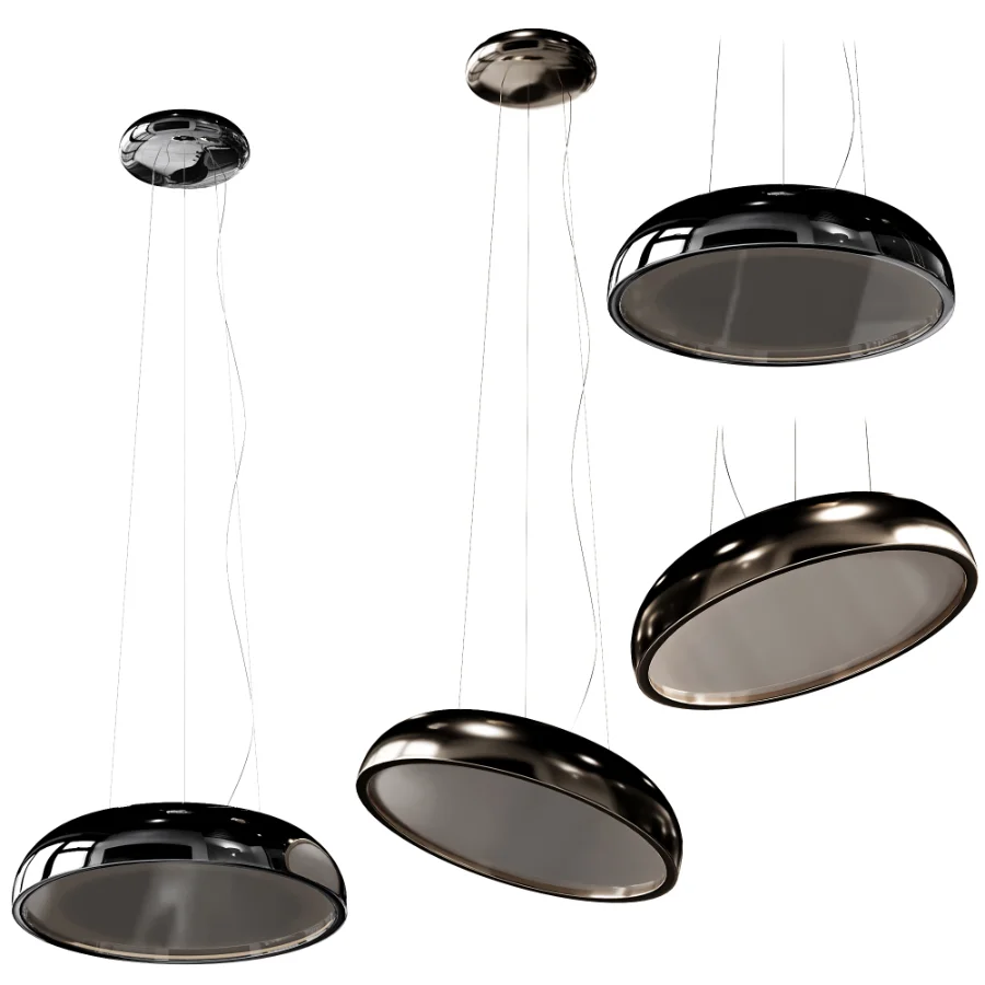 Reflexio aluminium pendant lamp Image 1