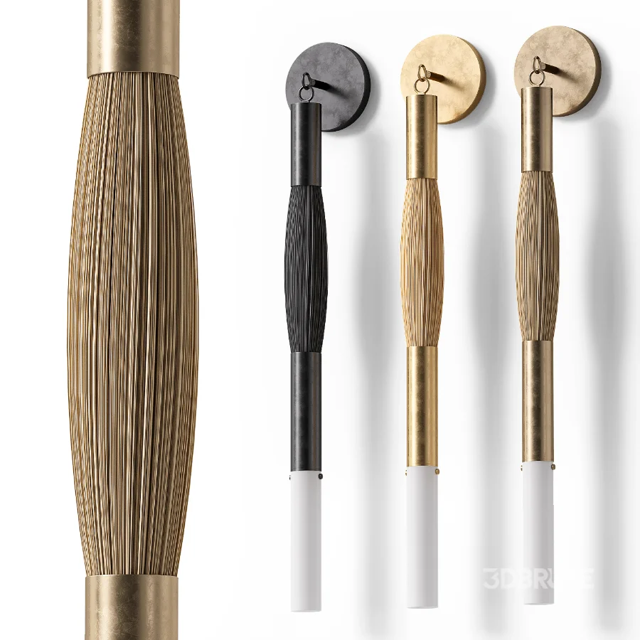 Wall Lamp Apparatus Horsehair 1 Image 4