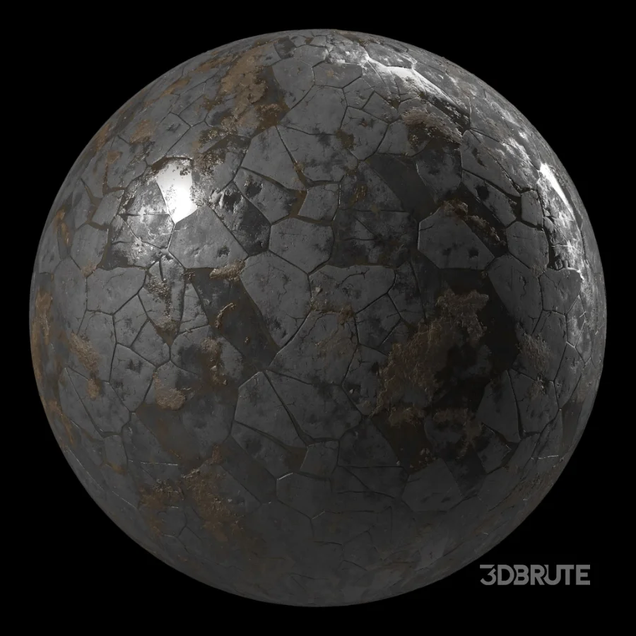 D289 Wet Pavement by mud – Seamless Pbr 4k Image 1