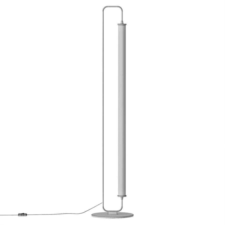 Linear Metal LED Floor Lamp Image 4
