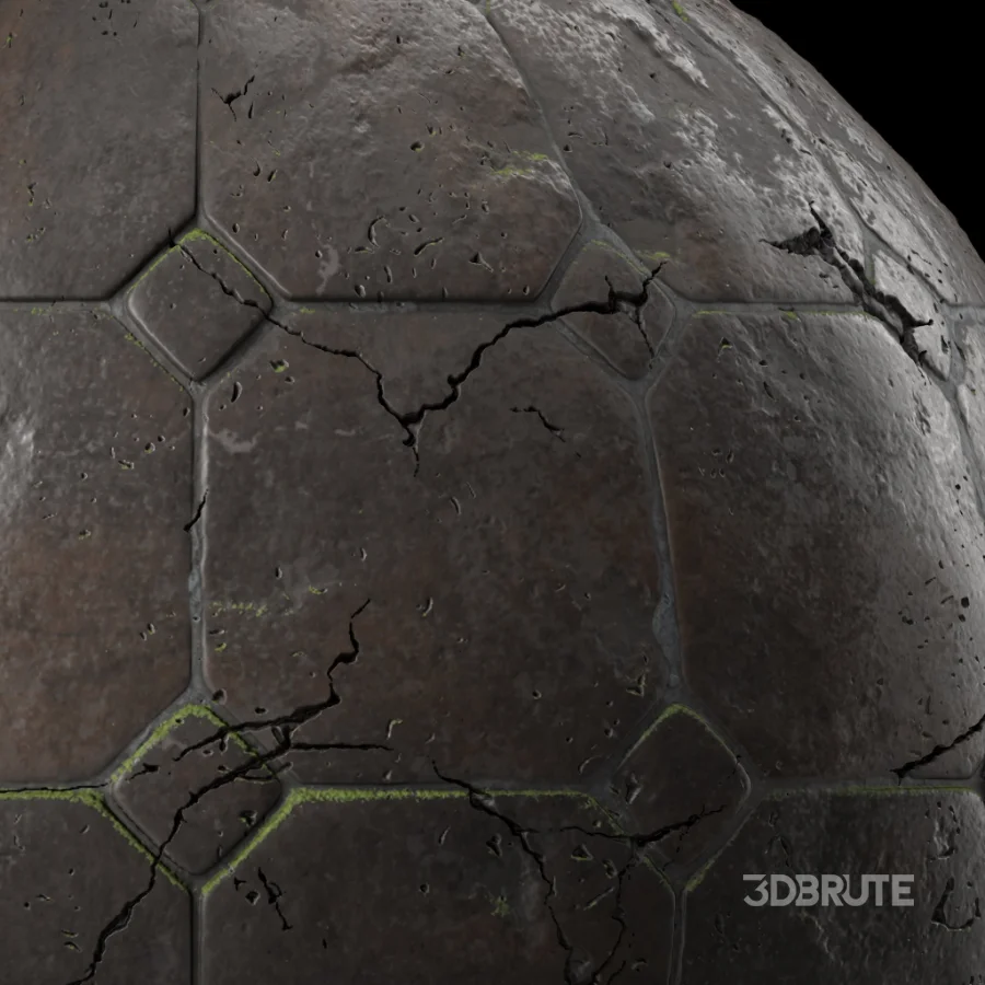 D288 Stone Pavement – Pbr 4k Seamless Image 2