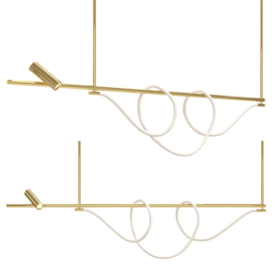 Slat chandelier DEMAS Image 5