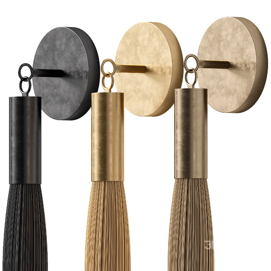 Wall Lamp Apparatus Horsehair 1 Image 3