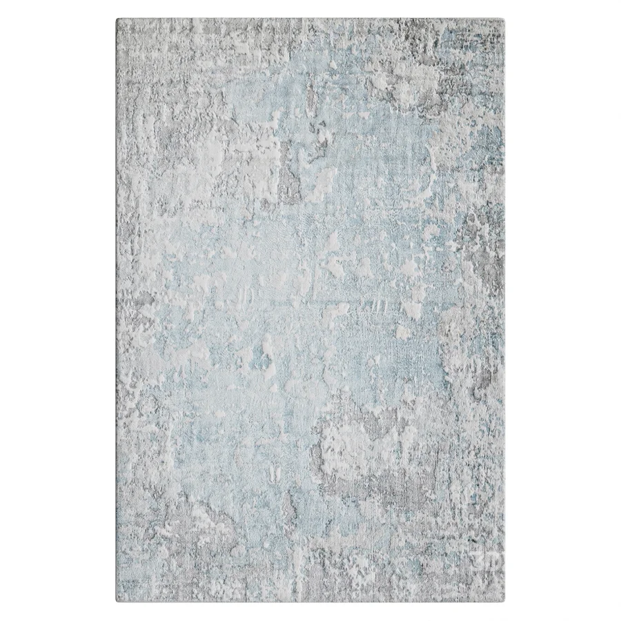 Denali Abstract Area Rug in Cream Image 2