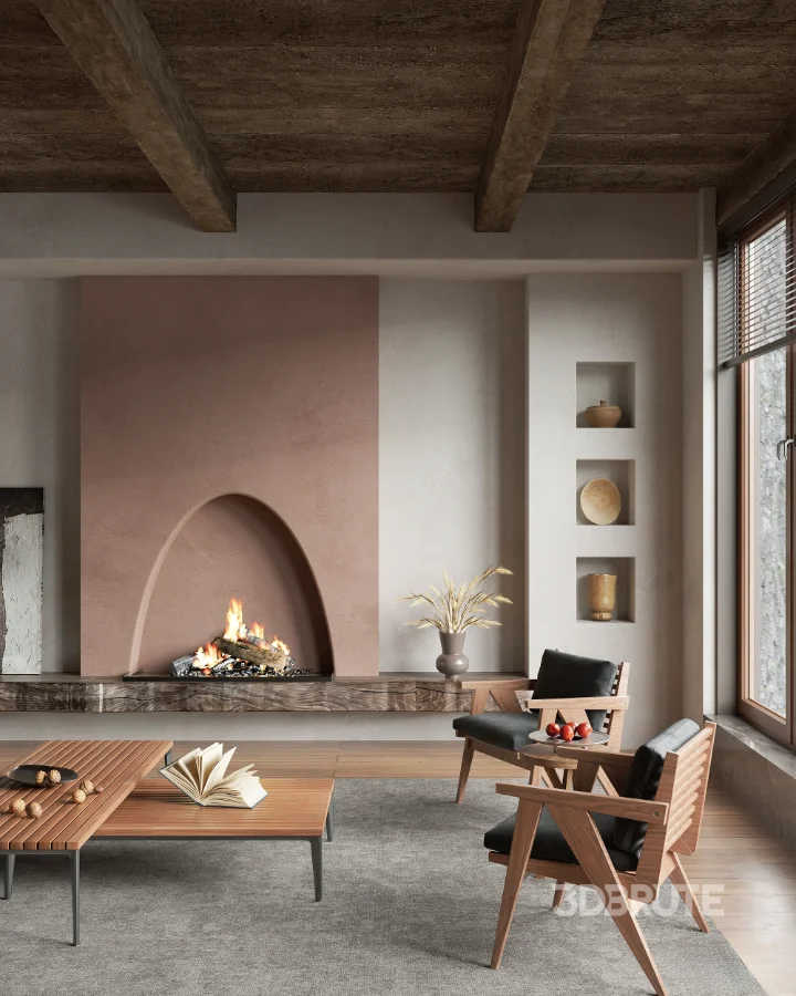 Wabi-sabi living room Image 3