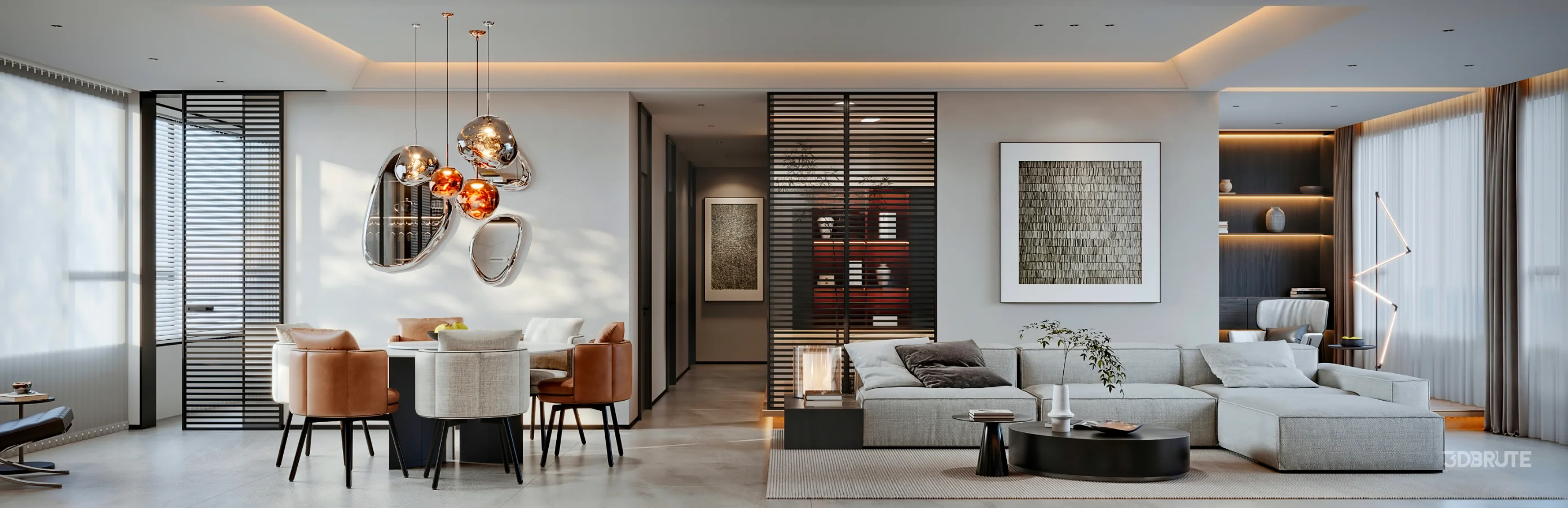 living room dining room Image 1