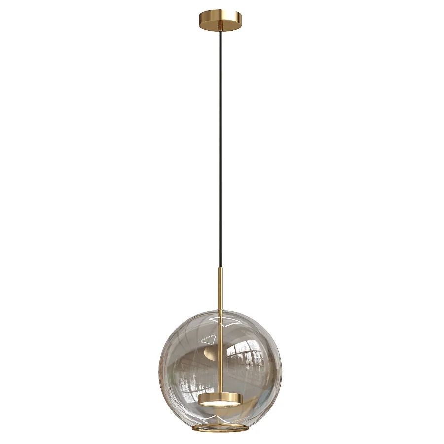 Blown Glass Led Pendant Light Image 2