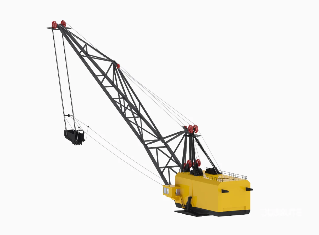 Excavator Dragline Crane Simplified ES11-70 Image 3