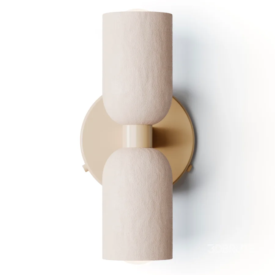 Ceramic Up Down Wall Sconce Image 3