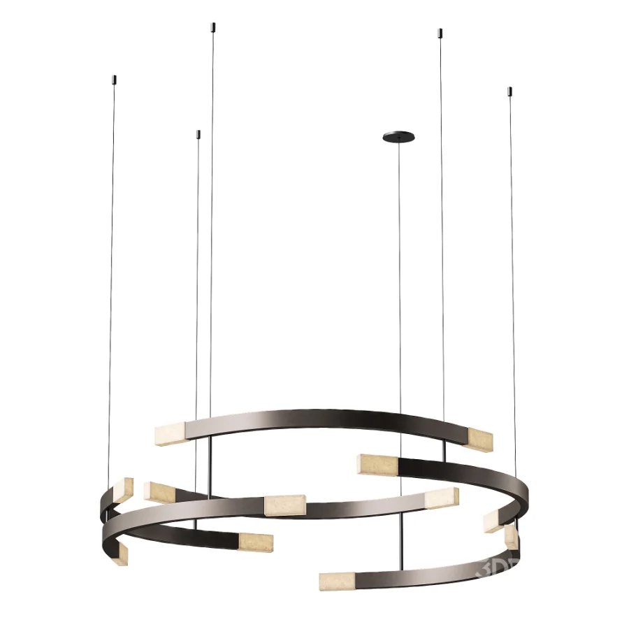 CTO Lighting Trace Circular Chandelier Image 2