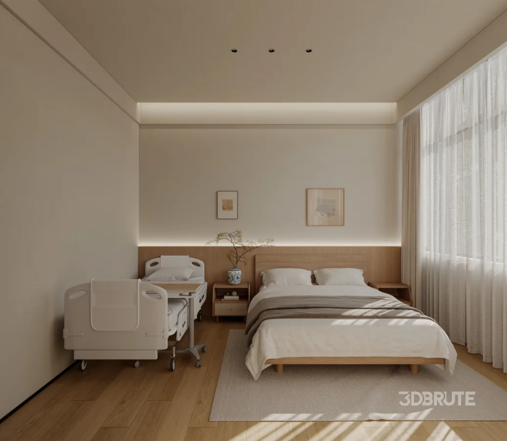 Modern living and dining room bedroom Image 7