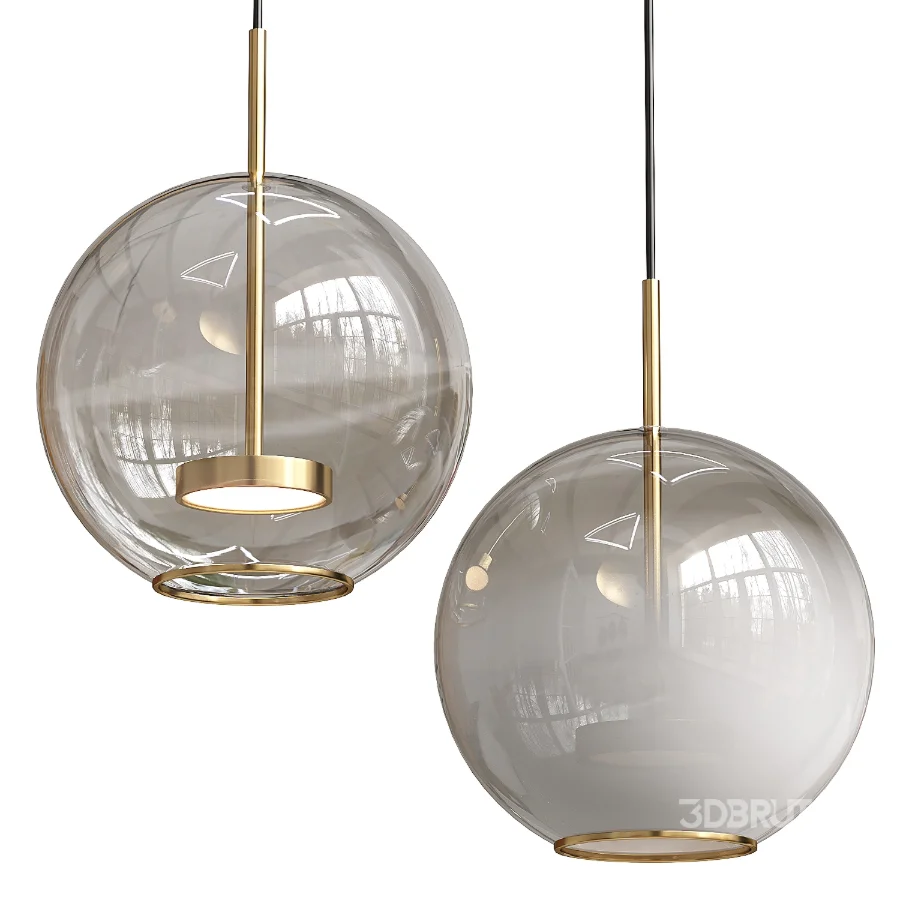 Blown Glass Led Pendant Light Image 1