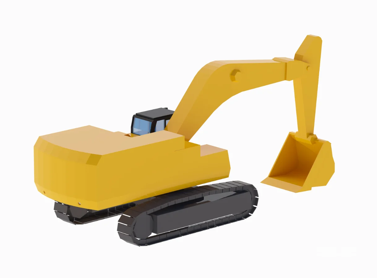 Excavator Construction 395 Simplified Image 2