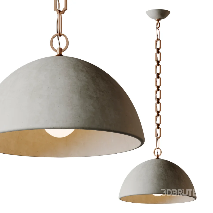 Elliot Wide Dome Pendant light Image 4