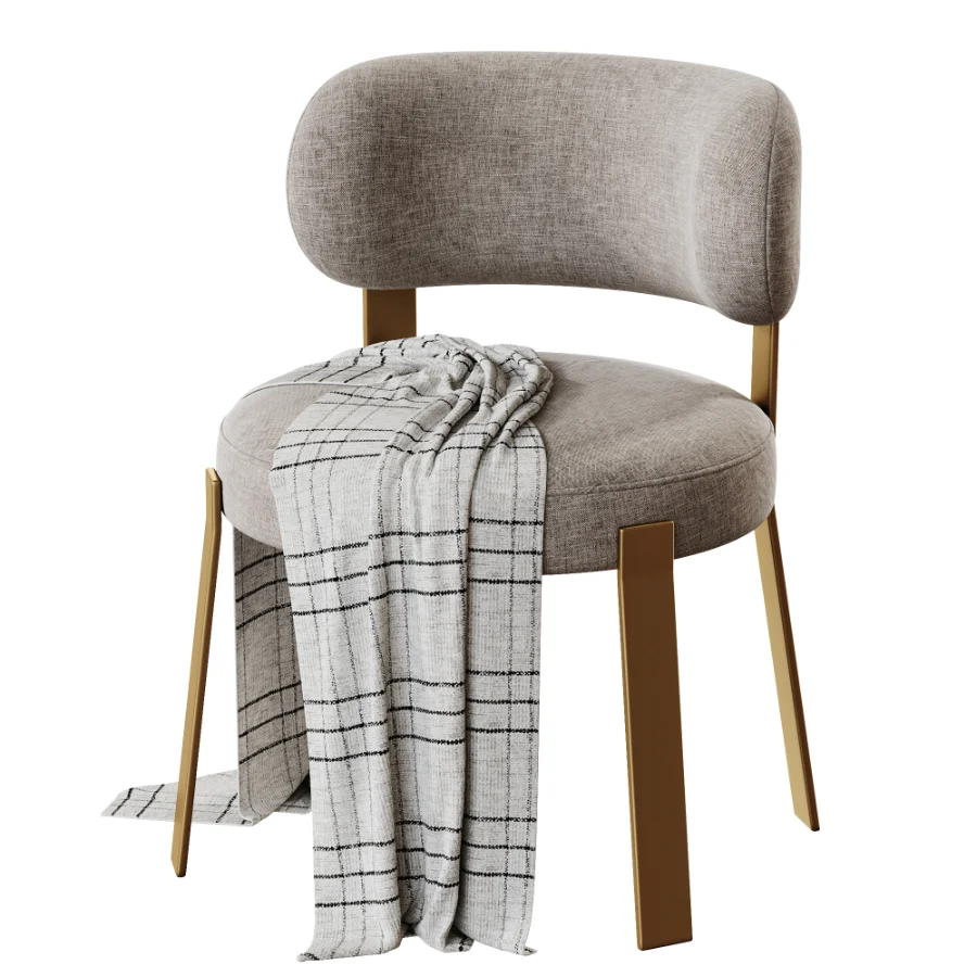 Boucle Dining Chair Image 3