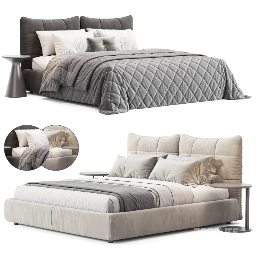 Double bed EVA DUE by Cierre Image 1