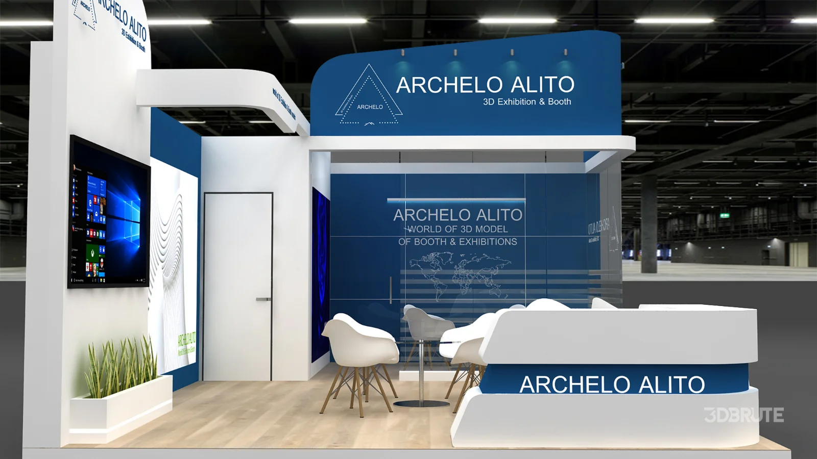 exhibition 3d model Image 2