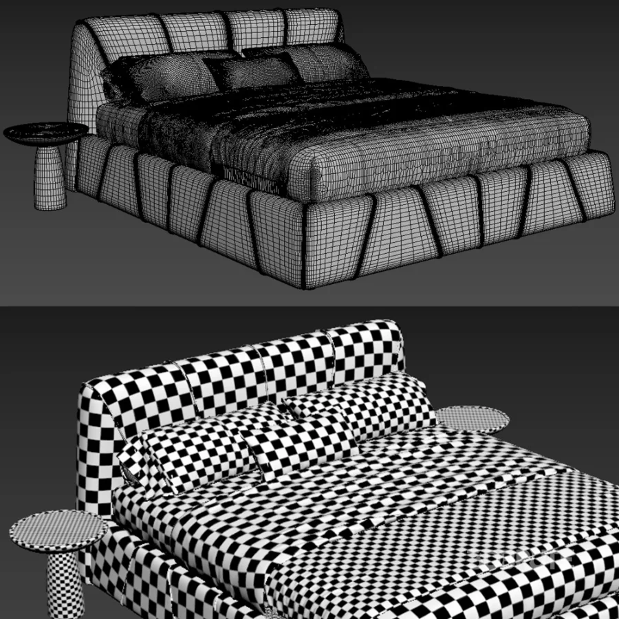 Contemporary Double Bed By VGS Image 3