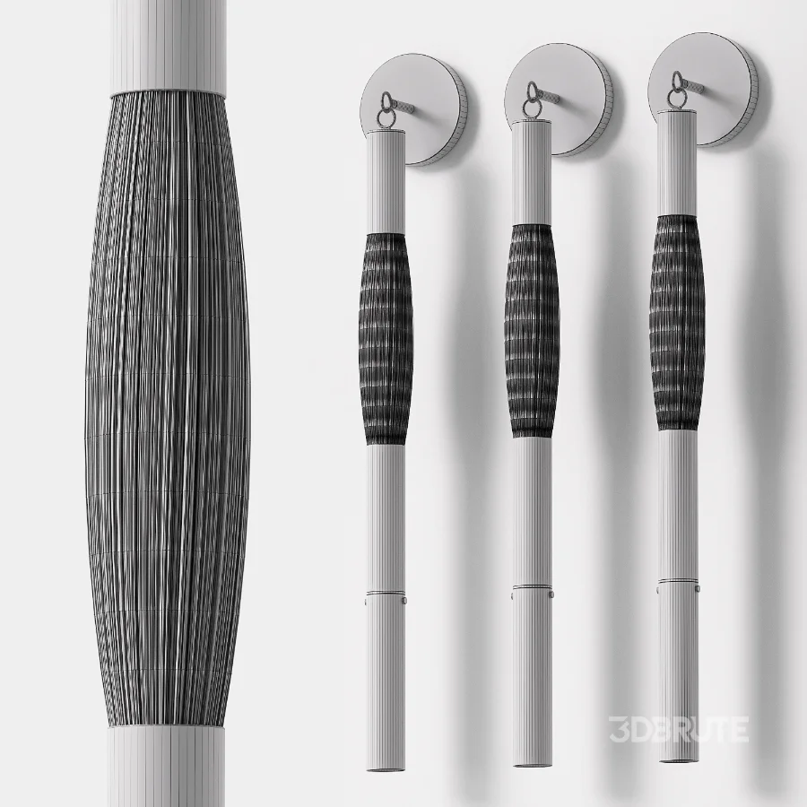 Wall Lamp Apparatus Horsehair 1 Image 5