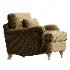 Daphnis Seaweed Velvet Sofa 1 Seater - Thumbnail 3