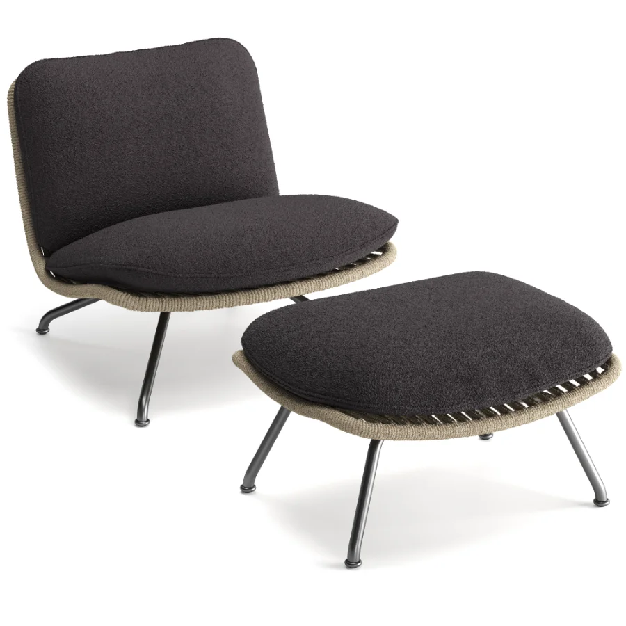 Pattie Cord Outdoor Armchair Image 5