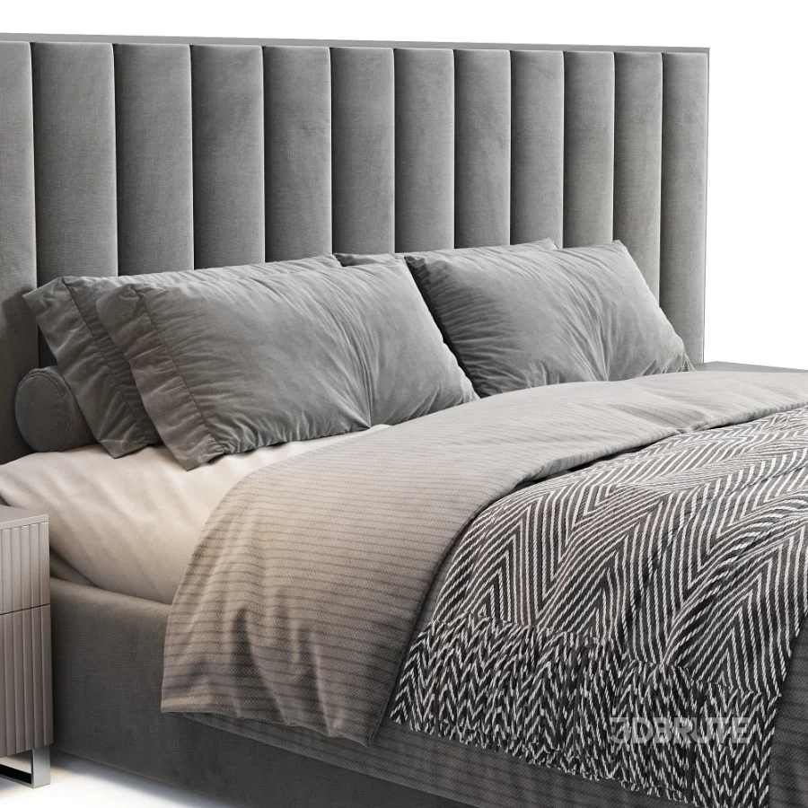 Haymon Velvet Bed by Mercer 41 Image 4