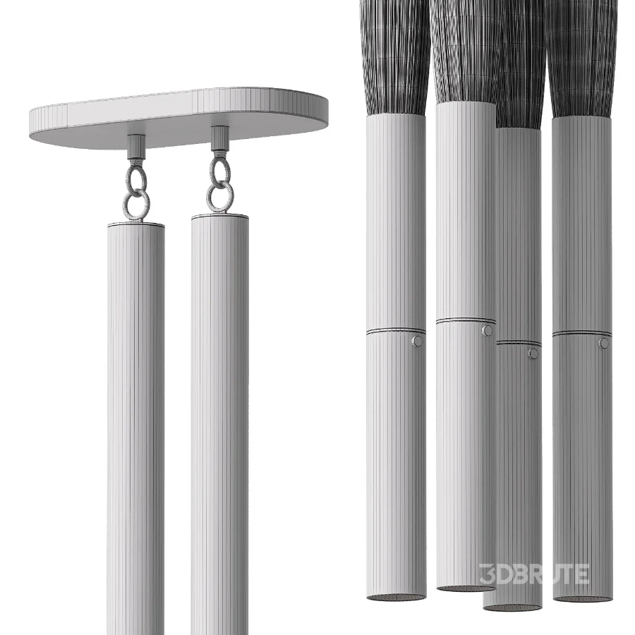 Pendant Lamp Apparatus Horsehair 4 Image 5