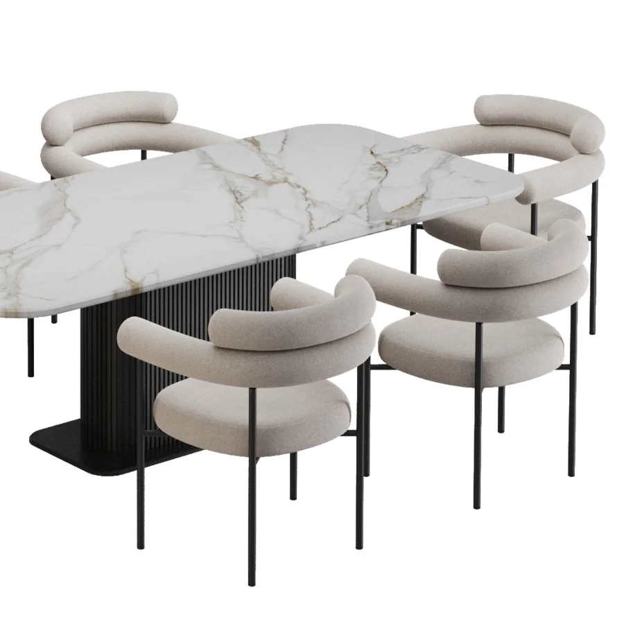 Dinning chair and table340 Image 2