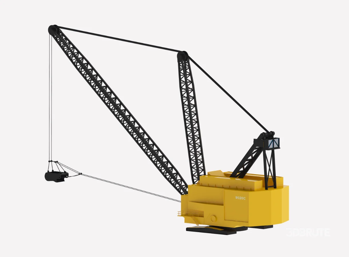 Excavator Dragline Crane 9020 Simplified Image 2