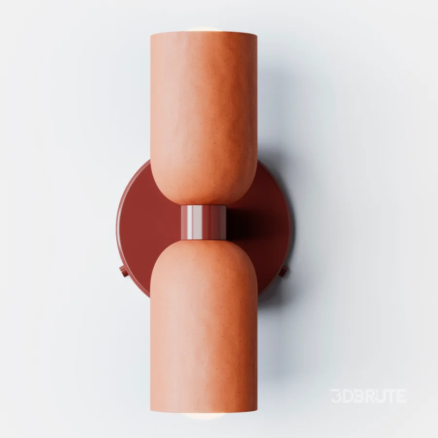 Ceramic Up Down Wall Sconce Image 12