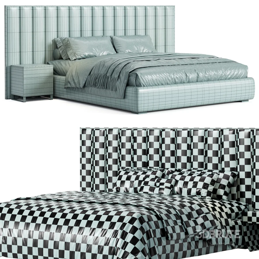 Haymon Velvet Bed by Mercer 41 Image 6