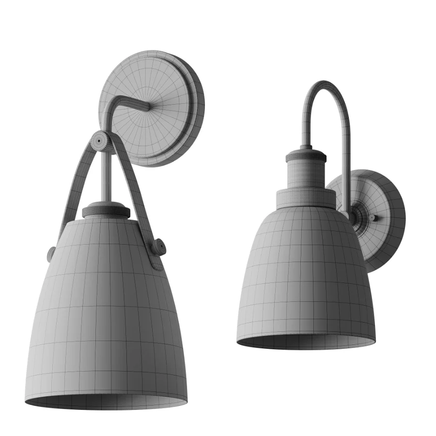 Glass and Leather And Versatile Bath Sconce Image 13