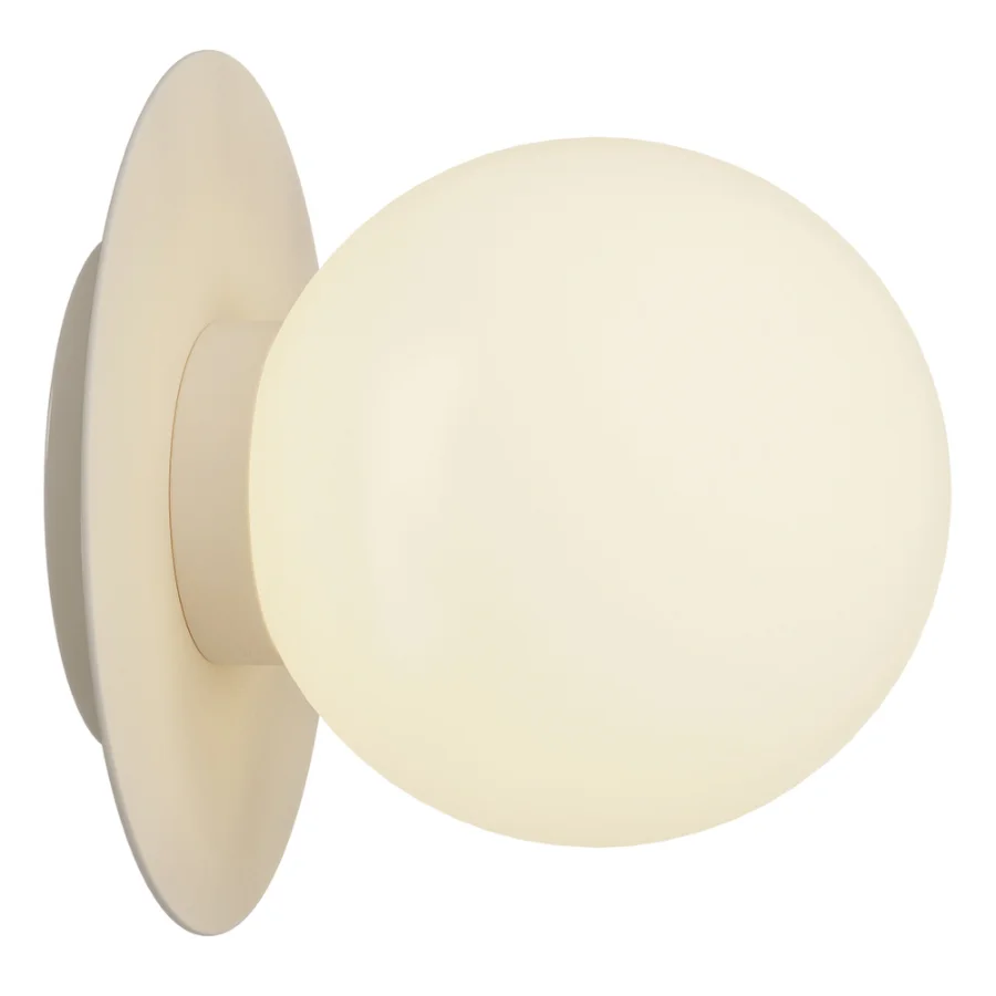 Round golden wall light Image 1