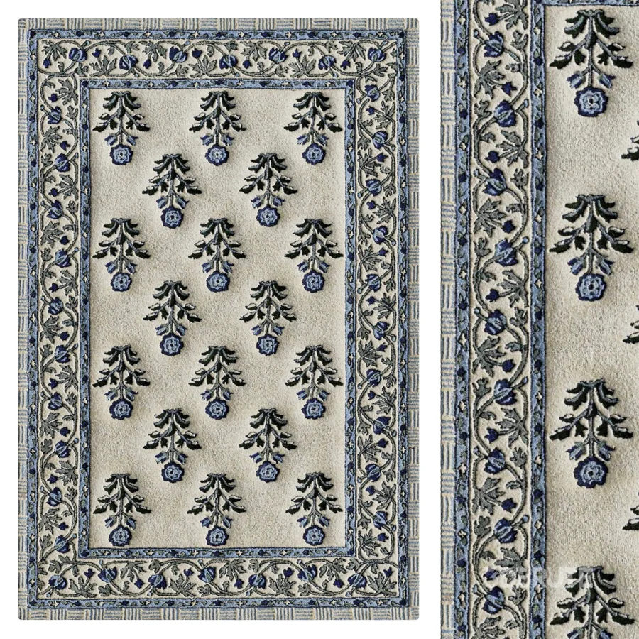 Cotswold Hand Tufted Wool Area Rug Image 1