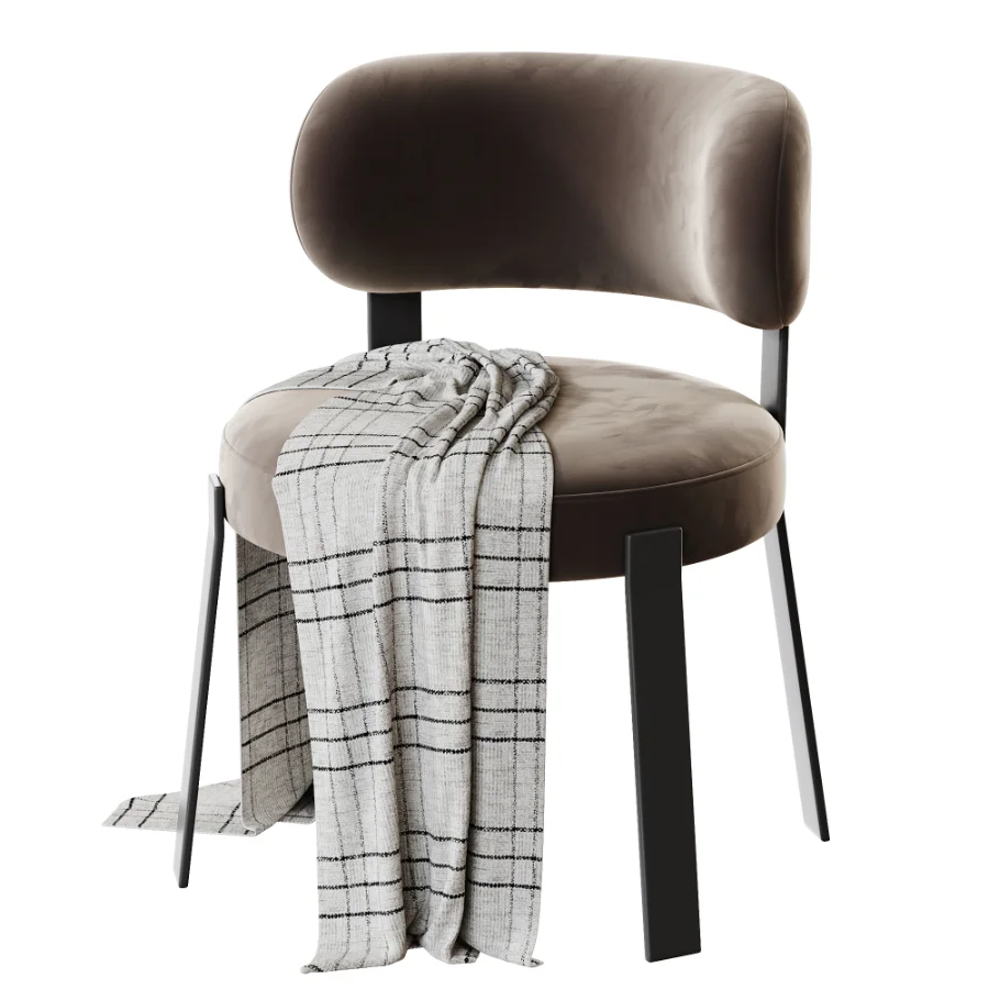 Boucle Dining Chair Image 6