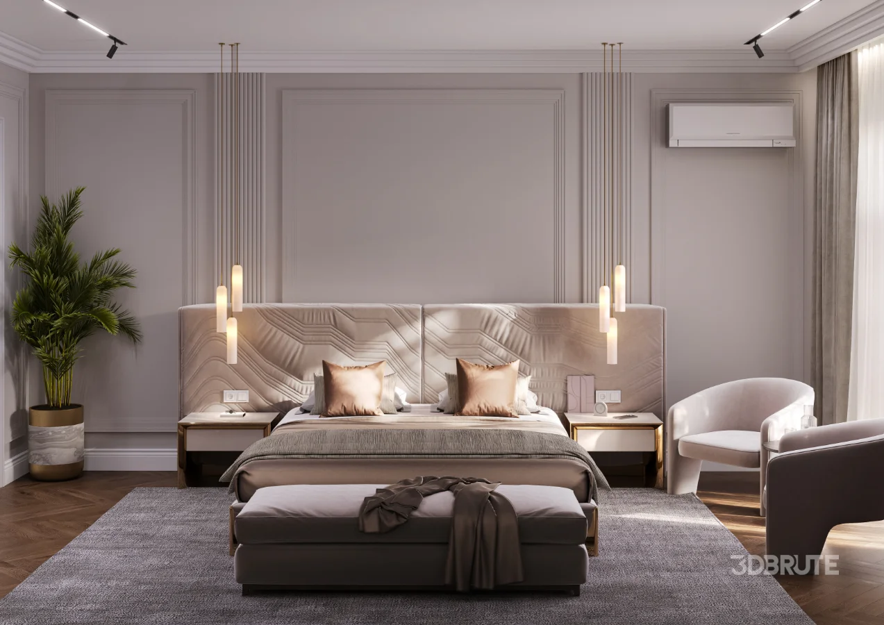 Neo classic bedroom Image 1