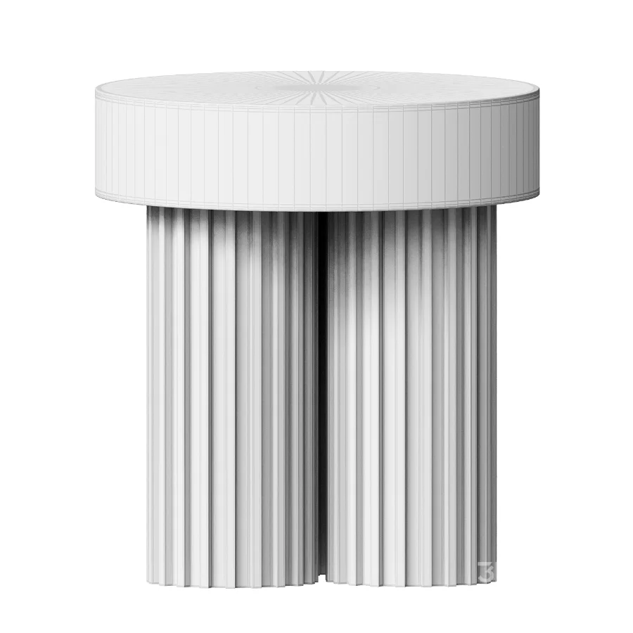 Isabella Round Marble Side Table Image 1