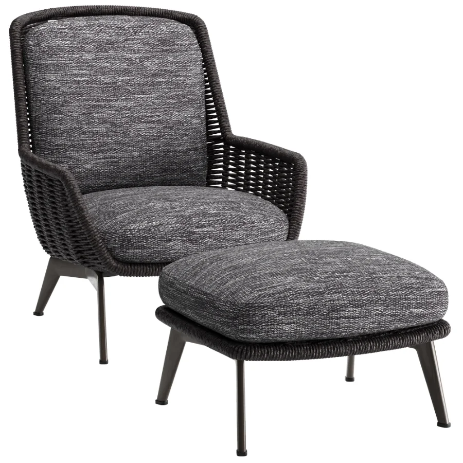 Belt Cord Outdoor Armchair Image 4