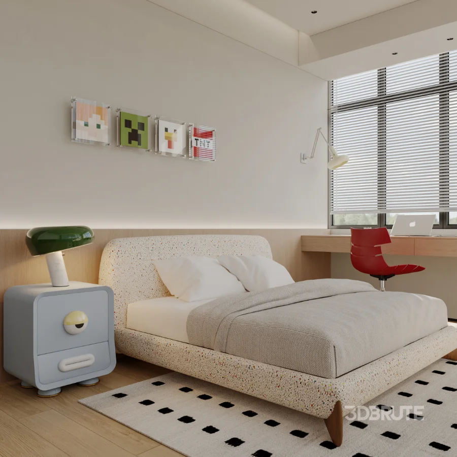 Modern living and dining room bedroom Image 10