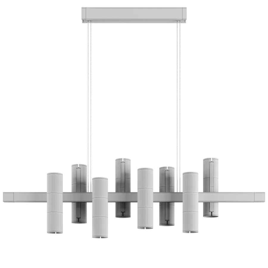 Black Note Keys Pendant Lamp by LZF Image 4