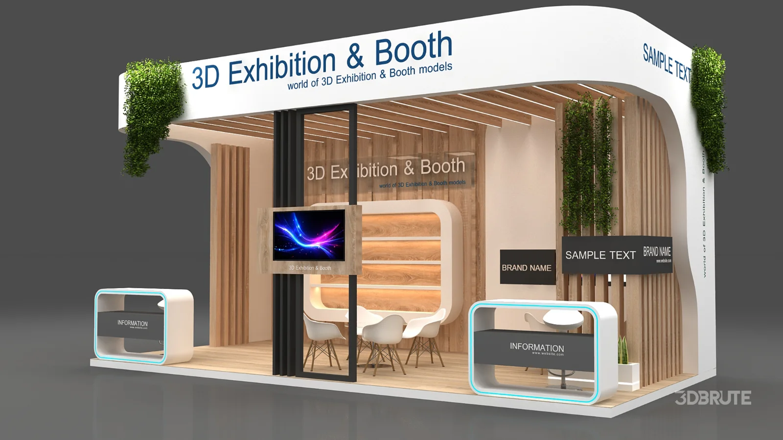 stall booth 3d Image 7