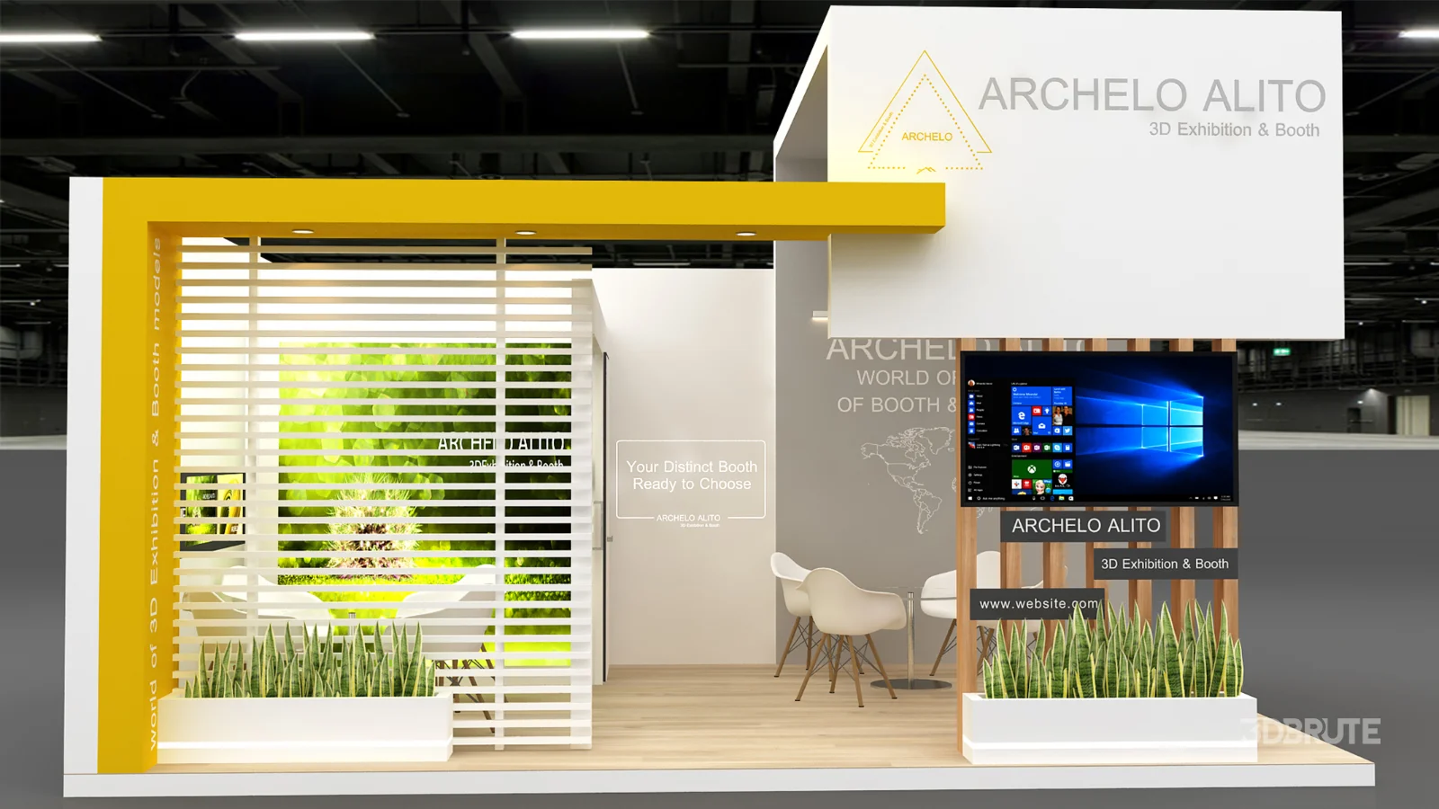 3d kiosk booth exhibition Image 6