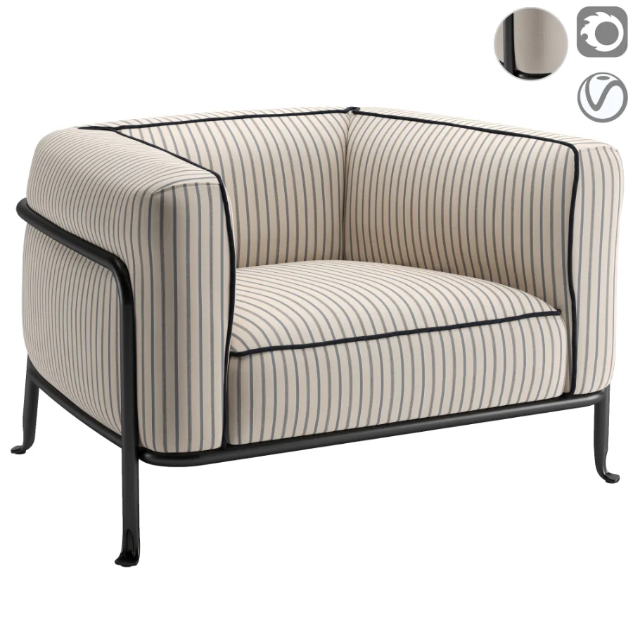 Borea Outdoor Armchair Image 1