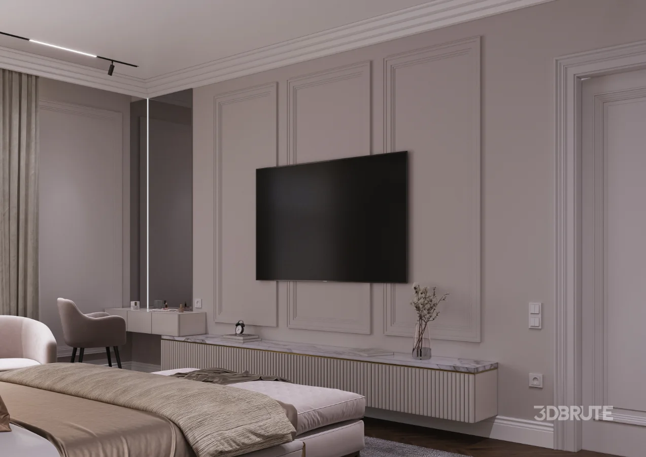 Neo classic bedroom Image 3