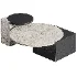Oraine Travertine Coffee Table Set - Thumbnail 2