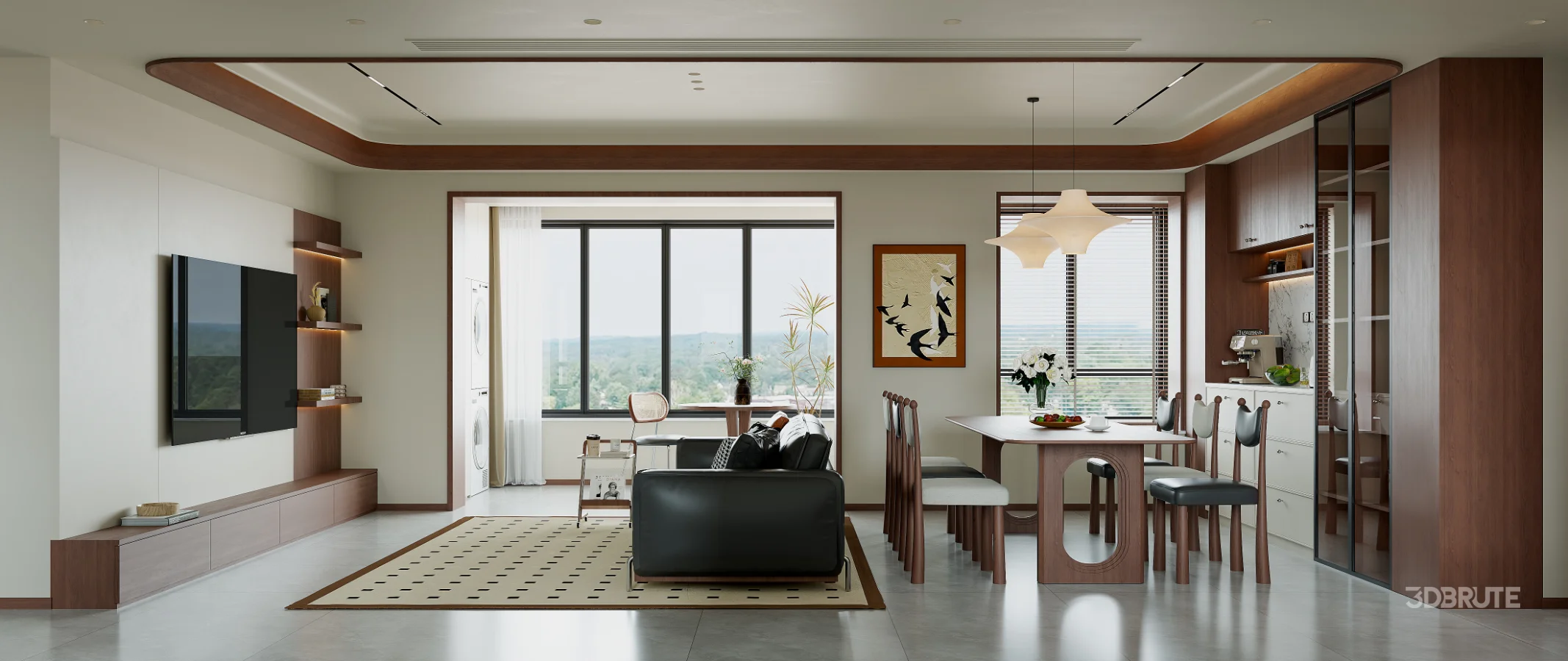 living room dining room Image 1