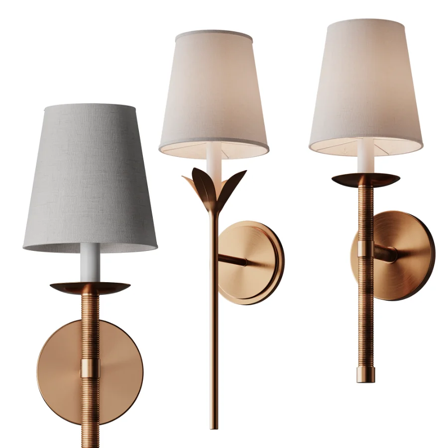 Olive Leaf Stem And Demske Sconce Image 1