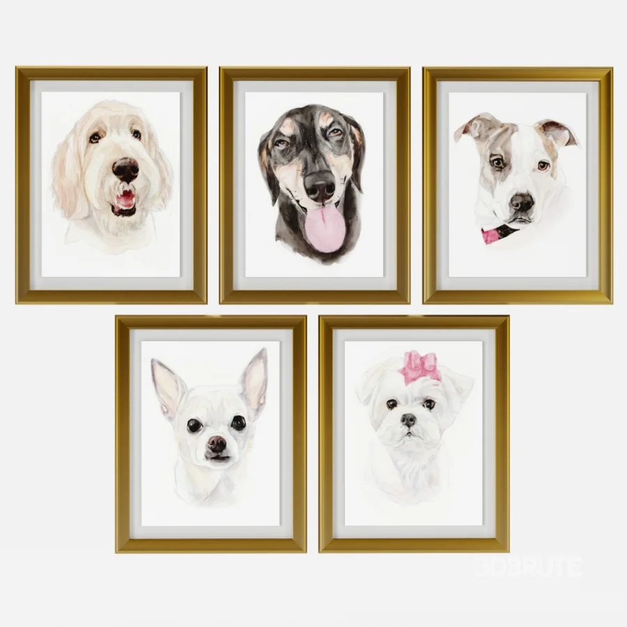 D157 Happy Pet Art Image 1